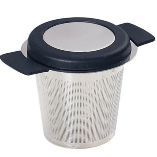 czarny styl Herbata sitko do herbaty metalowy zapa