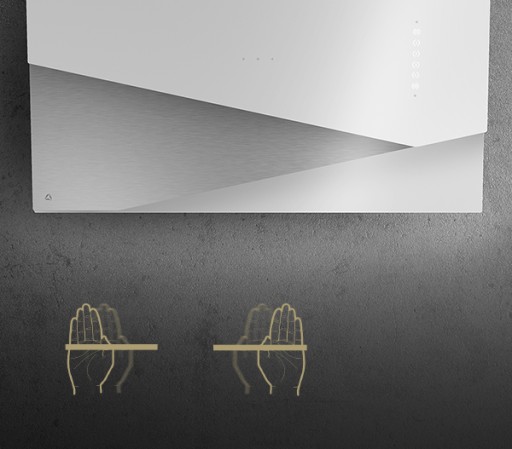 OKAP PRZYŚCIENNY CIARKO DESIGN TRIO CZARNY/ZŁOTO