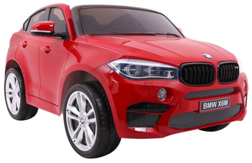 BMW X6M XXL для 2 детей Красная краска + Пилот + Экокожа + Сиденья + Бесплатно