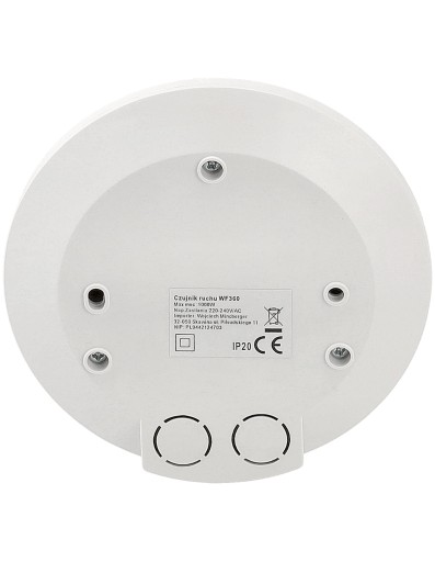 Czujnik ruchu LED sensor PIR sufitowy natynkowy