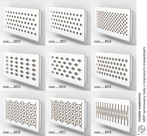 Крышка решётки радиатора 68x89см M26 Белый