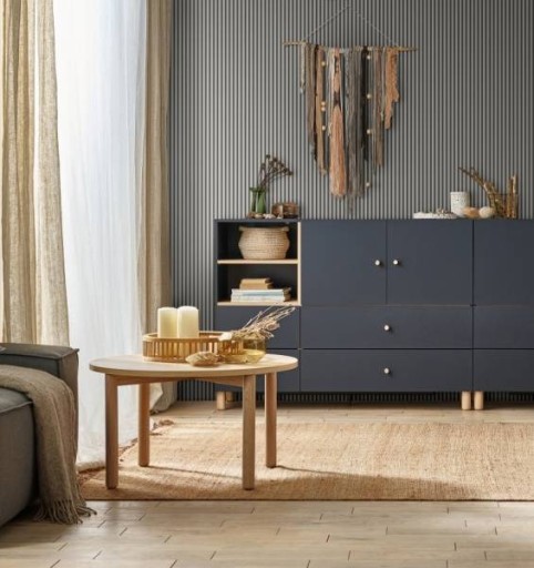 Стеновые панели Готовые ламели Linerio VOX S Grey