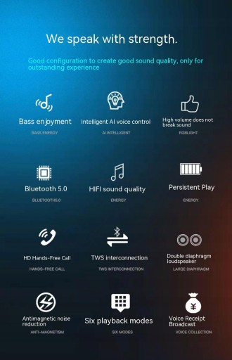 AI Sound Bluetooth Высокоинтеллектуальный сабвуфер