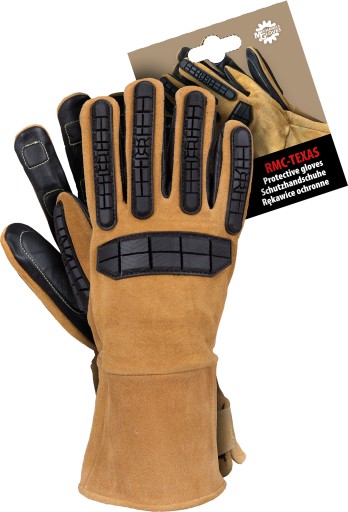Rękawice ze skóry bydlęcej MECHANICS GLOVES TEXAS