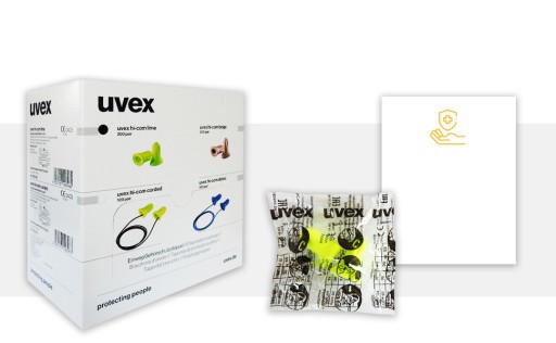 Беруши UVEX Hi-com салатовые 200 пар