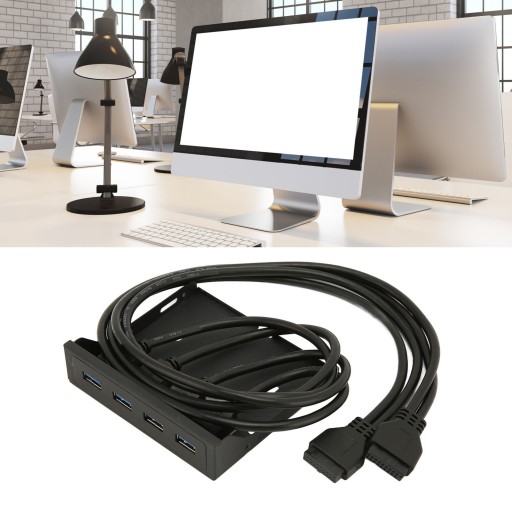 Передняя панель USB 4 USB 3.0 Два 19-контактных порта