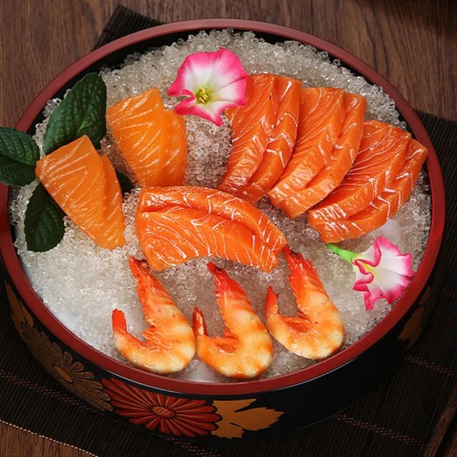 Wooden Round Tray Pallets Sushi Plate Snack Bowls