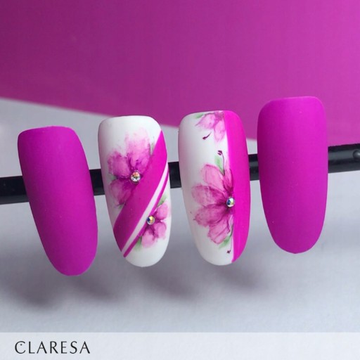 5+2 CLARESA Гибридные лаки для ногтей верхняя база GLITTER