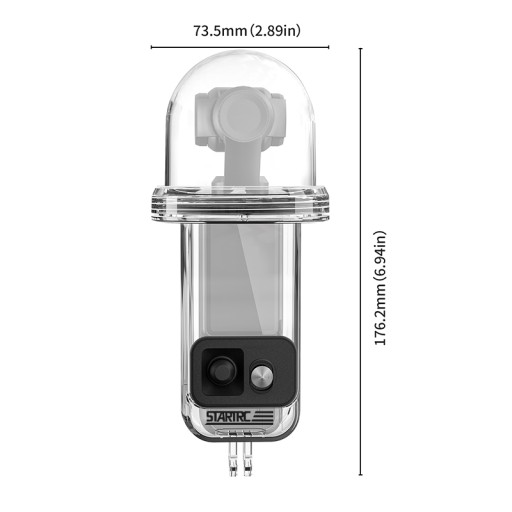 Водонепроницаемый подводный корпус длиной 60 м для DJI OSMO POCKET 3