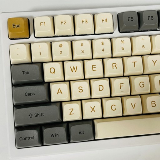 Колпачки для клавиш из ПБТ, блестящие, с мотивом XDA, высота, термосублимация, 125 клавиш, механика