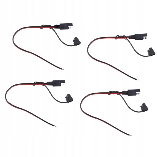 4 упаковки зарядных устройств премиум-класса 18AWG SAE