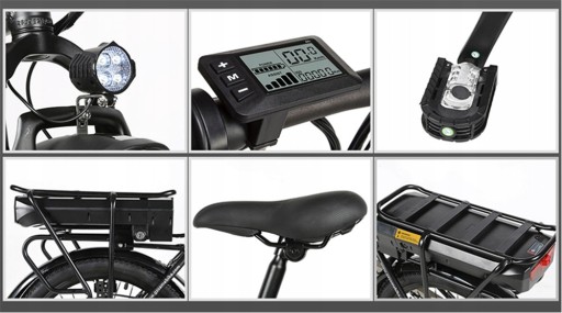 Складной электрический велосипед 350 Вт 10 Ач 20 дюймов E-bike PL