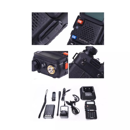 Радиостанция Baofeng UV-5R, 5 Вт, аккумулятор 1800 мАч