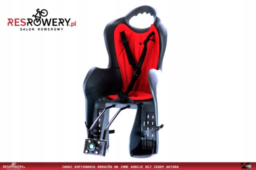 FOTELIK ROWEROWY DO RAMY SANBAS 92070910 SZARY!