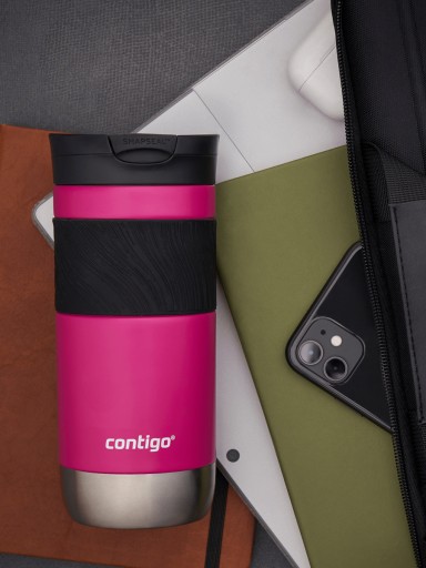 Термокружка Contigo Byron 2.0 470мл розовая матовая
