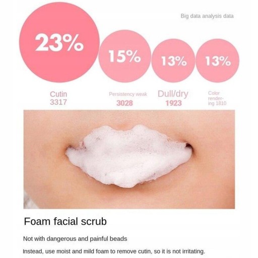 Bubble Moiste Скраб для губ Отшелушивающий макияж