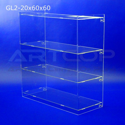 Gablota, Witryna, Regał, Szafka 20x60x60cm z PLEXI do sklepu na produkty