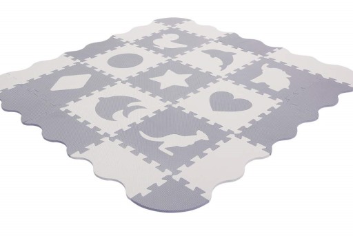 MATA PIANKOWA PUZZLE PIANKOWE EDUKACYJNE DLA DZIECI GRUBA SKŁADANA KOJEC