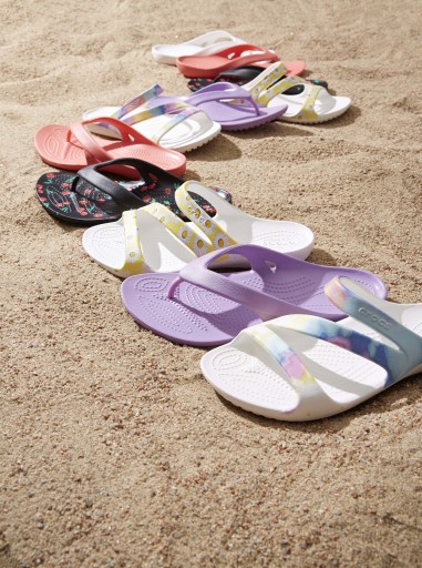 Damskie Lekkie Buty Japonki Klapki Crocs Kadee II Flip 38-39
