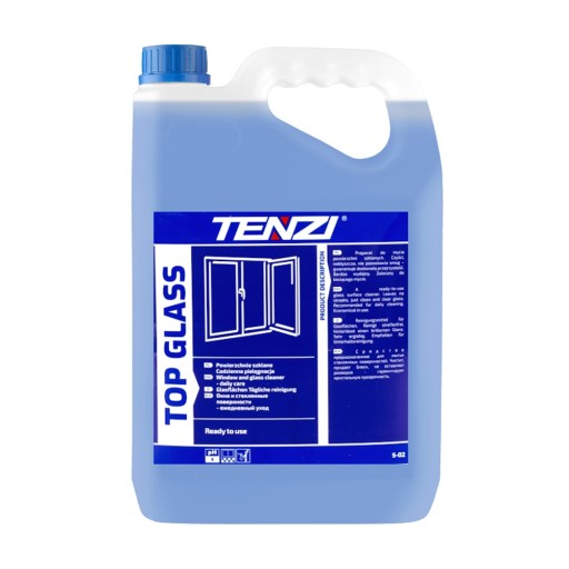 TENZI TOP GLASS 5Л ЖИДКОСТЬ ДЛЯ ЧИСТКИ ЗЕРКАЛ ДЛЯ ОКОННЫХ СТЕКЛОВ