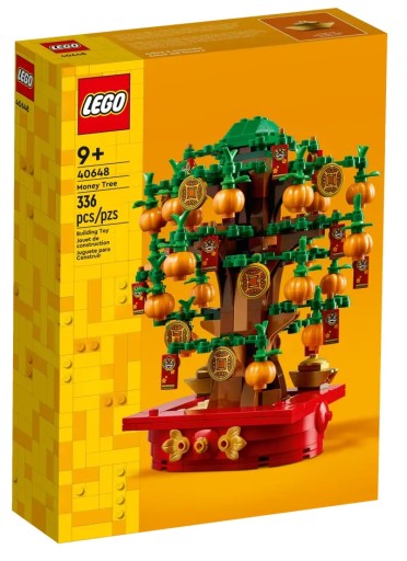 LEGO ICONS 40648 Дерево Пачира Символ процветания и счастья Кирпичики 9+
