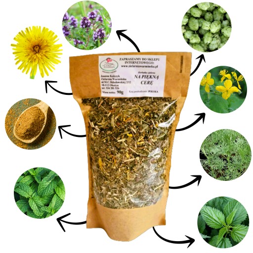 NATURALNA HERBATA ZIOŁOWA WSPOMAGAJĄCA TRZUSTKĘ 70g