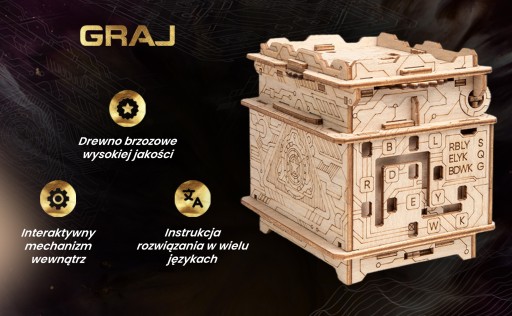 ESC WELT ORBITAL BOX 3D головоломка для взрослых - 3IN1 Деревянная игра загадки