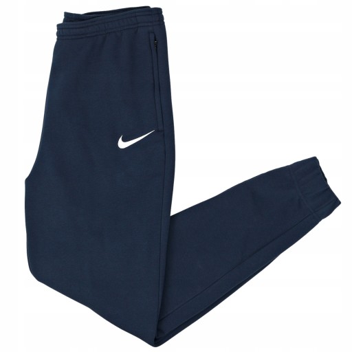 Мужские спортивные штаны Nike с карманами на молнии, хлопковый темно-синий, XL