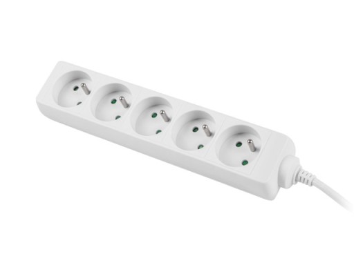 УДЛИНИТЕЛЬ LANBERG STRIP БЕЛЫЙ 5X230В 1,5М