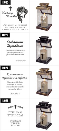 ZNICZ personalizowany LED z grawerem dla dziecka