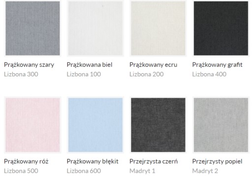 Roleta rzymska gotowa 120x170 cm na wymiar