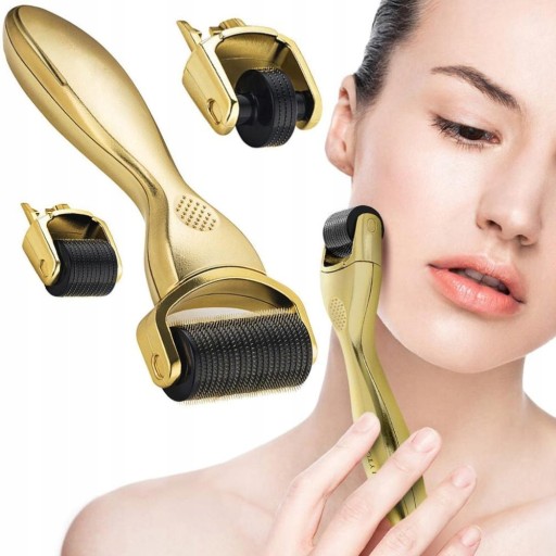 DERMA РОЛИКОВЫЙ МАССАЖЕР ТЕЛА ЛИЦА РОЛИКОВАЯ МЕЗОТЕРАПИЯ 3x