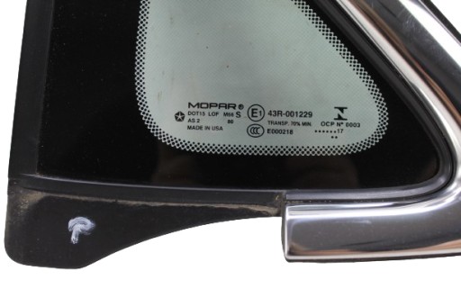 CHRYSLER PACIFICA 17- ОКНО ПРАВОЕ, ТРЕУГОЛЬНИК