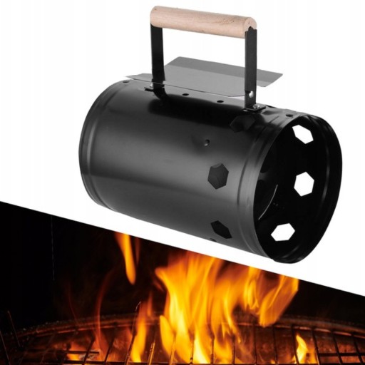 Grill ogrodowy węglowy + ROZPALACZ komin ZESTAW