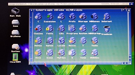 Amiga 1200 Ultimate ClassicWbOs3.9 po polsku karta cf 16 gb