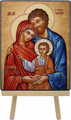 MAJK icon ПОДАРОК ​​НА КРЕЩЕНИЕ СВЯТОЙ СЕМЬИ 18 x 23 см Средний