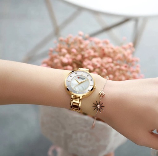ЧАСЫ ЖЕНСКИЕ КЛАССИЧЕСКИЙ СТИЛЬ CURREN GOLD BOX