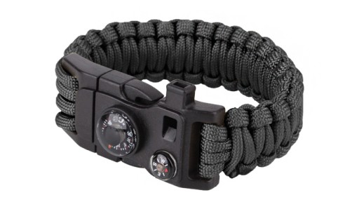 HELIKON Survival Браслет из паракорда Черный