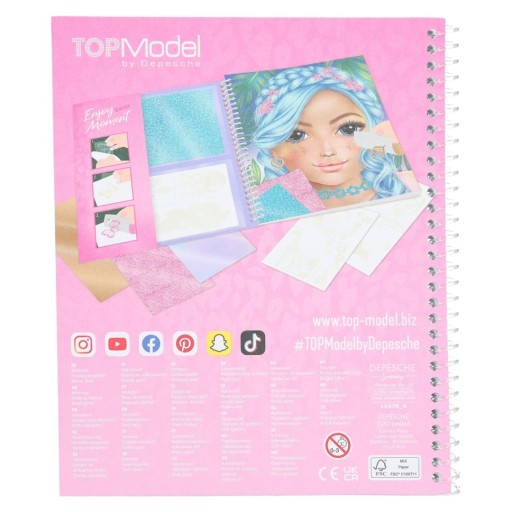 Творческий набор раскрасок TOP MODEL Stick and Shine