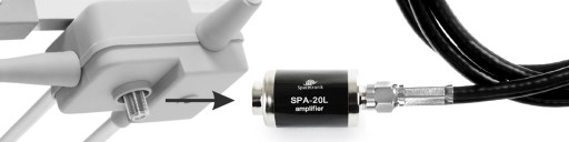 Линейный УВЧ-усилитель DVB-T Spacetronik SPA-20L