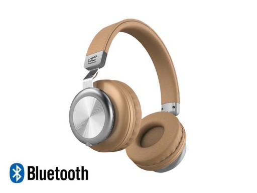 НАКЛОННЫЕ НАУШНИКИ BLUETOOTH BT/TF LTC SYMPHONY ПРЕМИУМ, ЗОЛОТЫЕ