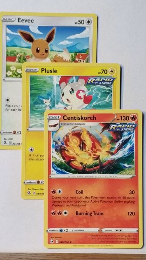 Карты TCG Pokemon оригинальные 30 шт. Fusion Strike