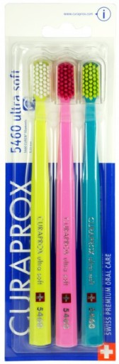 Зубная щетка Curaprox CS 5460 Ultra Soft, разные наборы из 3 шт.