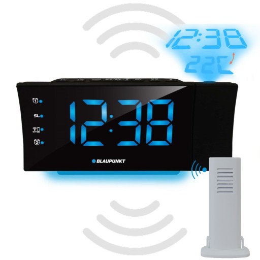 BLAUPUNKT CRP81USB светодиодные часы-радио для проектора
