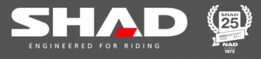 Верхний кейс SHAD SH50 50л для 2 касок + пластина