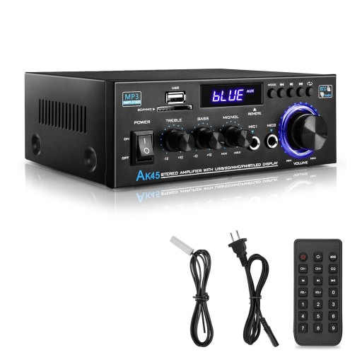 УСИЛИТЕЛЬ ЗВУКА ДЛЯ ДОМА, МАКС. 300 Вт х 2, HIFI, 2-КАНАЛЬНЫЙ, 12 В/220 В