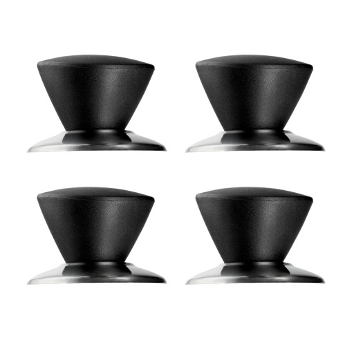4x РУЧКА КРЫШКИ, РУЧКИ ДЛЯ КРЫШКИ КАСТРЮЛИ, ЧЕРНЫЕ