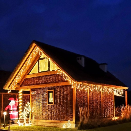 СВЕТОВАЯ ЗАВЕСА 300 LED IP44 БЕЛАЯ ДИСТАНЦИОННАЯ