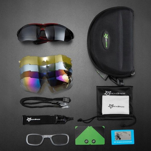 SunFields Bicycle Glasses - 5 UV -линзы