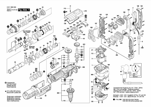 Эксцентриковая передача BOSCH HAMMER GBH 8-45 GSH 7